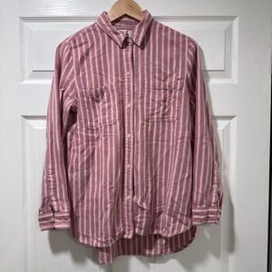 Madewell Striped Flannel